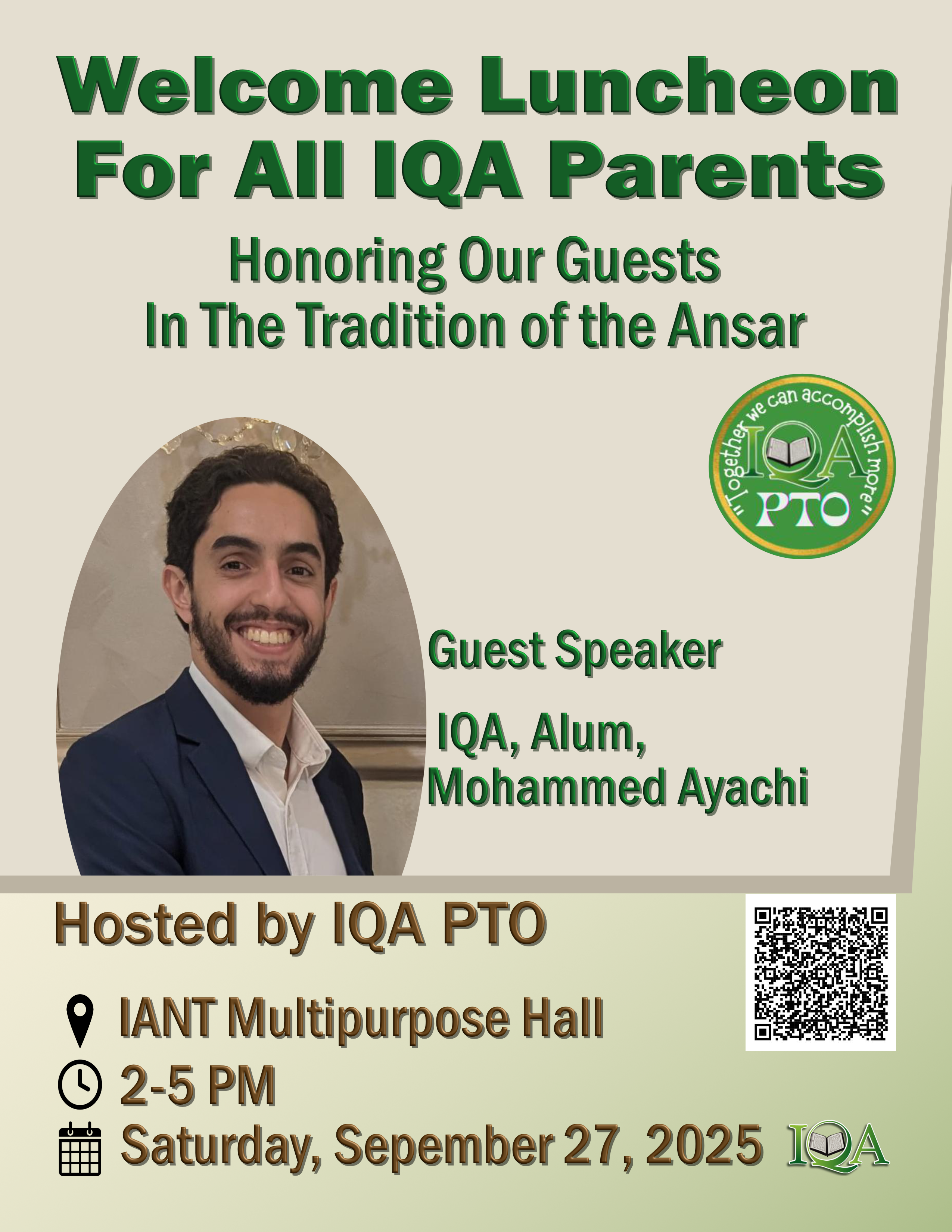 Honoring Our Guests in the Tradition of the Ansar